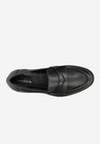 Wojas Classic Black Leather Loafers | 4625351