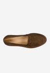 Wojas Brown Velour Leather Loafers | 4622262