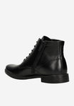 Wojas Black Leather Insulated Ankle Boots | 2405551