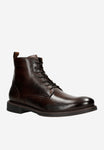 Wojas Dark Brown Insulated Leather Ankle Boots | 2405252