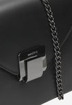Wojas Black Leather Crossbody Bag | 8020151