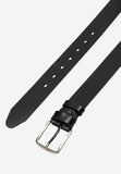 Wojas Black Embossed Leather Belt | 9309951