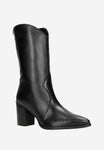 Wojas Black Leather Cowboy Boots | 5523951