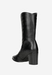 Wojas Black Leather Cowboy Boots | 5523951