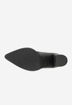 Wojas Black Leather Cowboy Boots | 5523951