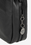 Wojas Black Leather Shoulder Bag | 685451