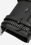 Wojas Black Leather Crossbody Bag | 8031251