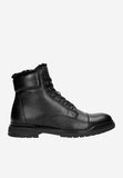 Wojas Black Leather Insulated Ankle Boots | 2408751