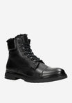 Wojas Black Leather Insulated Ankle Boots | 2408751