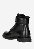 Wojas Black Leather Insulated Ankle Boots | 2408751