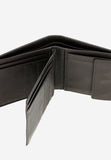 Wojas Brown Leather Wallet with Dark Green Stripe | 9107852