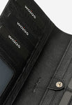 Wojas Large Embossed Black Leather Wallet | 9106031