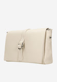 Wojas Light Beige Leather Crossbody Bag | 8030954