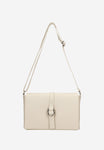 Wojas Light Beige Leather Crossbody Bag | 8030954