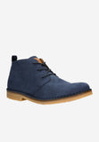 Wojas Dark Blue Leather Ankle Boots | 2440066