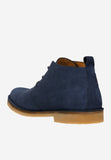 Wojas Dark Blue Leather Ankle Boots | 2440066