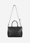 Wojas Black Leather Tote Bag | 8022251