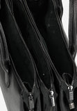 Wojas Black Leather Tote Bag | 8022251