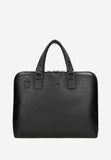 Wojas Black Leather Large Tote Bag | 8034651