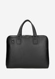 Wojas Black Leather Large Tote Bag | 8034651