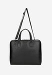 Wojas Black Leather Large Tote Bag | 8034651