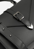 Wojas Black Leather Crossbody Bag | 8033751