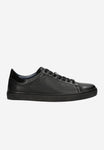 Wojas Men's Black Leather Sneakers | 1017071