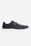 Wojas Men's Dark Blue Nubuck Leather Sneakers | 1019726