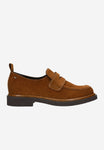 Wojas Brown Leather Penny Loafers | 4627963