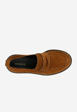 Wojas Brown Leather Penny Loafers | 4627963