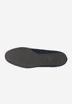 Wojas Dark Blue Velour Leather Loafers with Decorative Tassels | 4500167