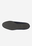Wojas Dark Blue Velour Leather Loafers with Decorative Tassels | 4500167
