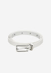 Wojas Women's Thin White Leather Belt | 9301059