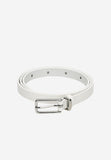 Wojas Women's Thin White Leather Belt | 9301059