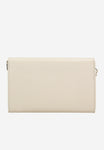 Wojas Light Beige Leather Crossbody Bag with Chain | 8029154