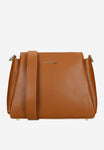 Wojas Light Brown Leather Crossbody Bag | 8010653