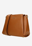 Wojas Light Brown Leather Crossbody Bag | 8010653