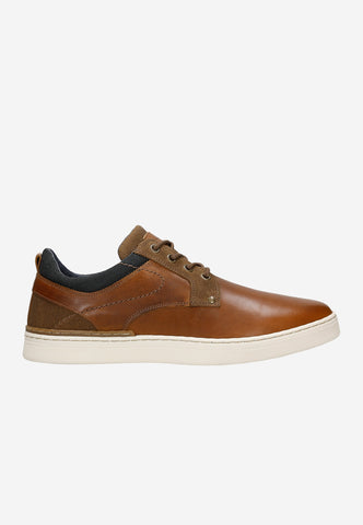 Wojas Men's Brown Leather Sneakers | 1021272
