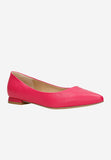 Wojas Pink Leather Ballet Flats | 4403355