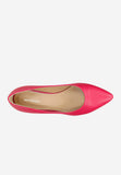 Wojas Pink Leather Ballet Flats | 4403355