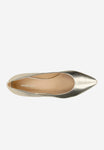 Wojas Golden Leather Ballet Flats | 4403358