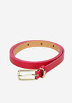 Wojas Women's Thin Pink Leather Belt | 9301055