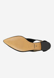 Wojas Black Velour Leather Ballet Flats | 4403661
