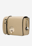 Wojas Beige Leather Crossbody Bag | 8037954