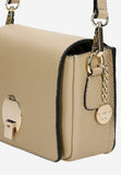 Wojas Beige Leather Crossbody Bag | 8037954