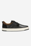 Wojas Black and Brown Leather Sneakers | 1022071