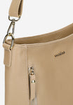Wojas Beige Leather Shoulder Bag | 8033854