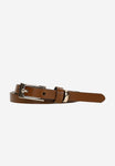 Wojas Women's Thin Brown Leather Belt | 9307452