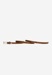 Wojas Women's Thin Brown Leather Belt | 9307452