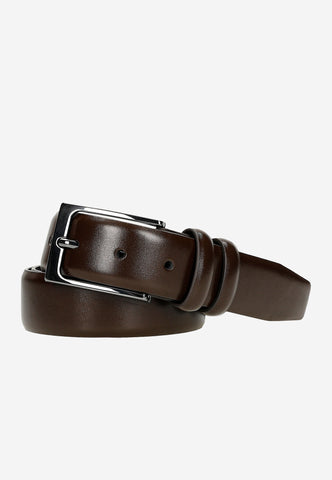 Wojas Dark Brown Classic Leather Belt | 9310952